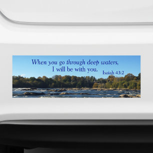 Lovely James River Bible Verse Autoaufkleber