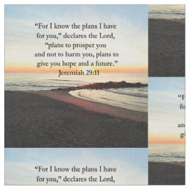 LOVELY JEREMIAH 29:11 SUNRISE FOTO STOFF