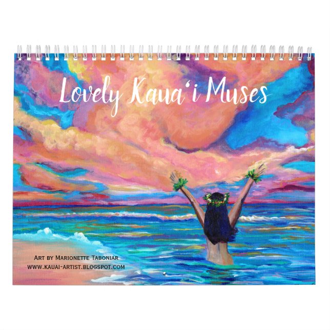 Lovely Kauai Muses Hawaiian Calendar Kalender (Titelbild)