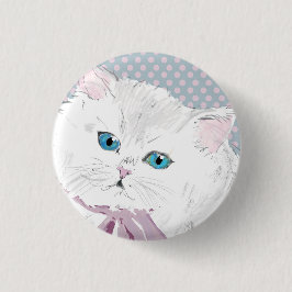 lovely kitty button