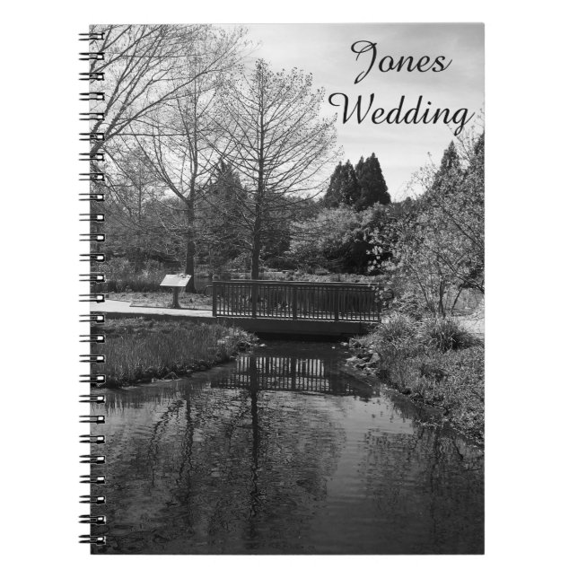 Lovely Lake Wedding Journal Notizblock (Vorderseite)