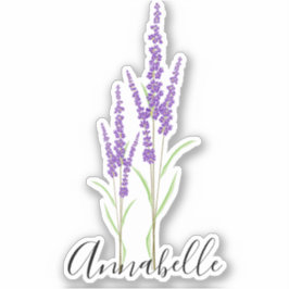 Lovely Lavender Botanical | Custom Cut Aufkleber