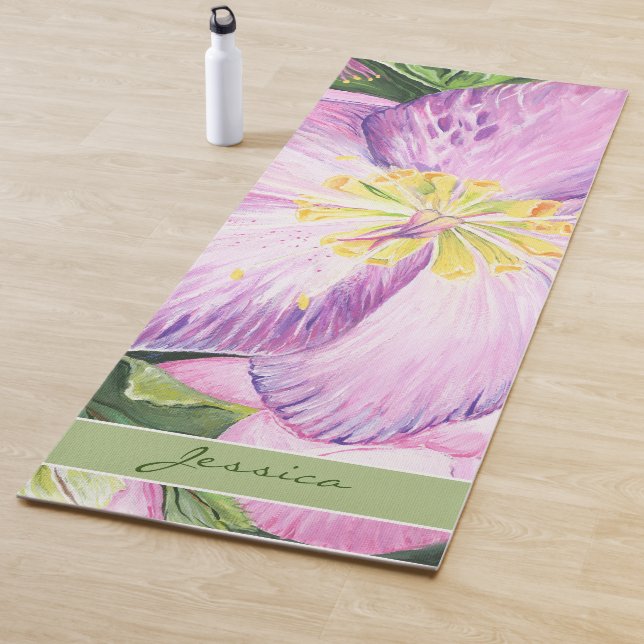Lovely Lavender Floral Yogamatte (Beispiel)