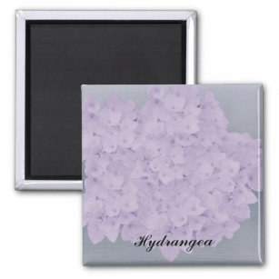 Lovely Lavender Hydrangea Magnet