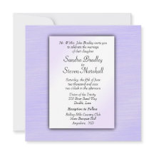 Lovely Lavender Wedding Einladung