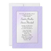 Lovely Lavender Wedding Einladung