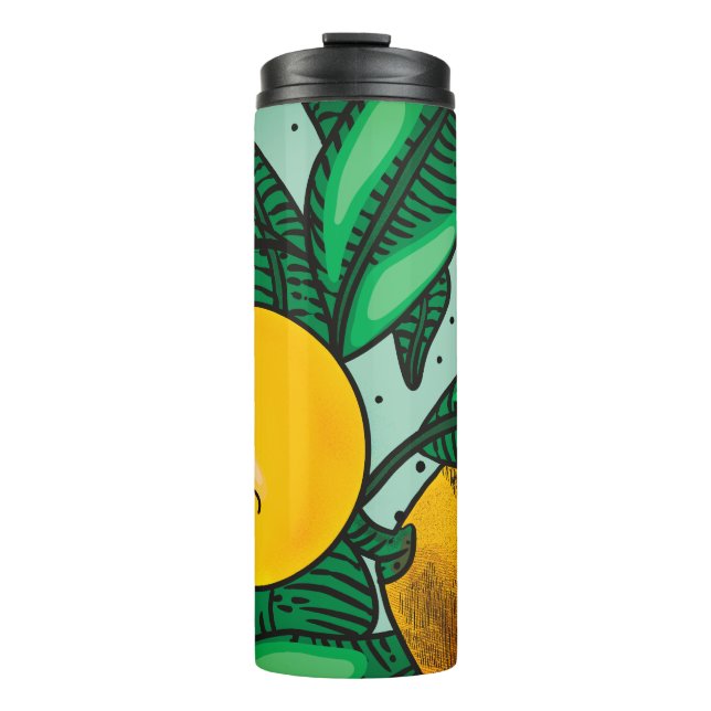 Lovely Lemons Oven Mitt and Pot Holders Thermosbecher (Vorderseite)