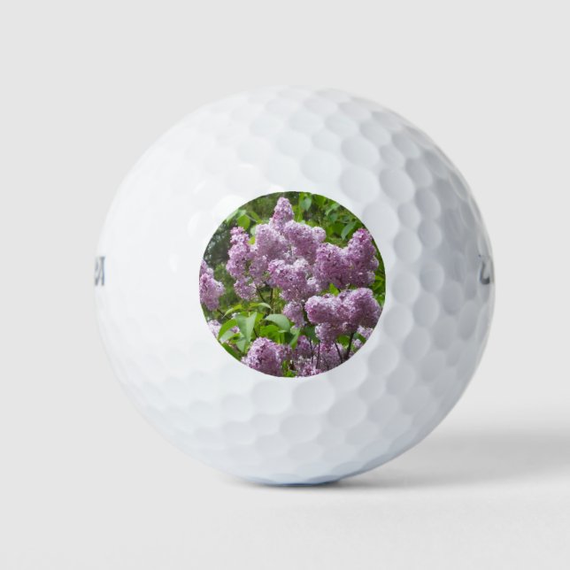 Lovely Lilac Bush Golfball (Vorderseite)