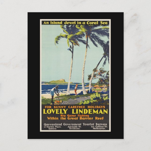 Lovely Lindeman Great Barrier Reef Postkarte (Vorderseite)