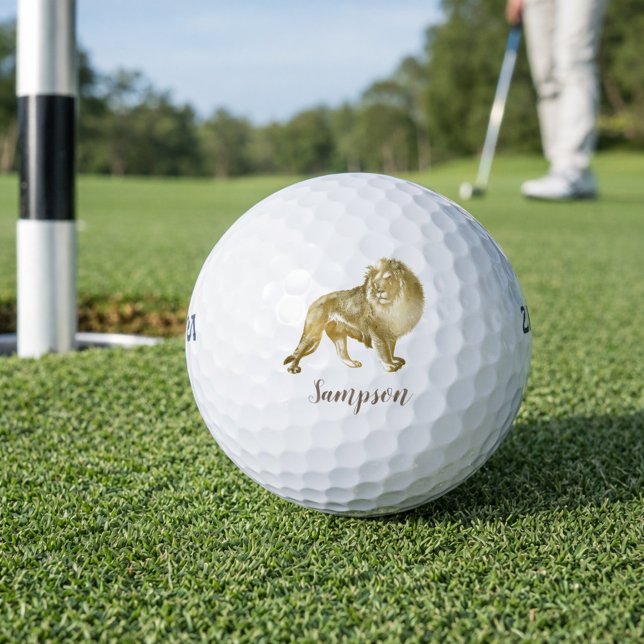 Lovely Lion Safari Golfball (Von Creator hochgeladen)