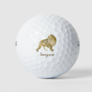 Lovely Lion Safari Golfball