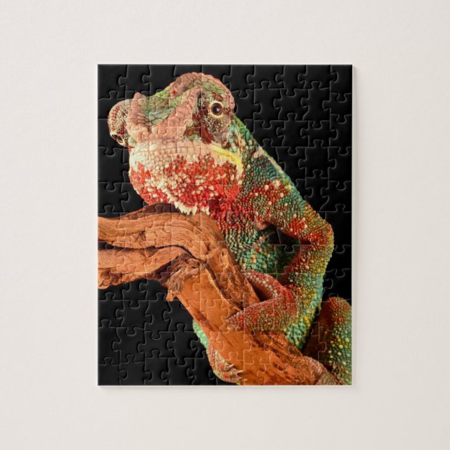 Lovely Lizard Chameleon Puzzle (Vertikal)
