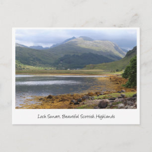 Lovely Loch Sunart, Schottland Postkarte