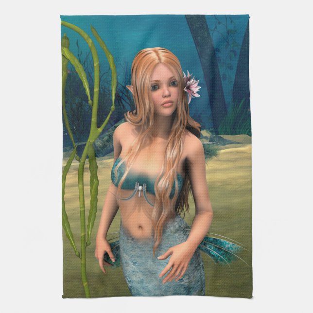 Lovely Mermaid Handtuch (Vertikal)