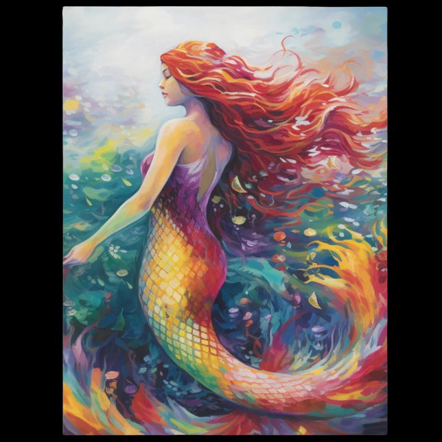 Lovely Mermaid Postcard Postkarte (Von Creator hochgeladen)