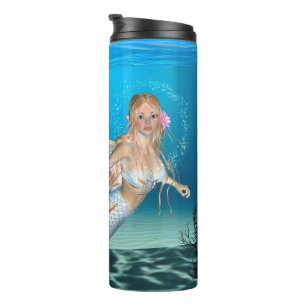 Lovely Mermaid Thermosbecher