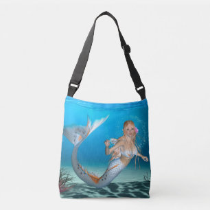 Lovely Mermaid Tragetaschen Mit Langen Trägern