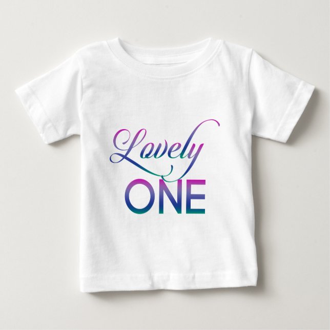 Lovely One Baby T-shirt (Vorderseite)