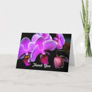 Lovely Orchid Dankeskarte
