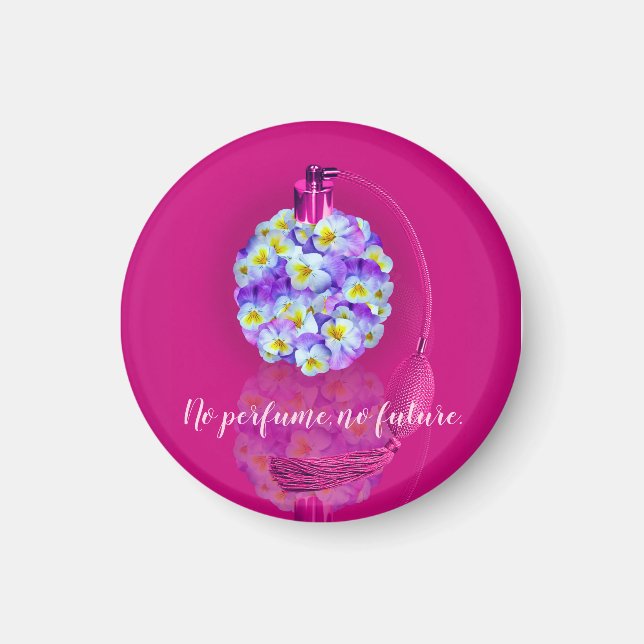 Lovely Pansy Atomizer Magnet (Vorne)