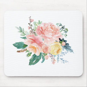 Lovely Peony Bouquet Mousepad