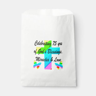 LOVELY PERSONALISIERTE 75. GEBURTSTAG DESIGN GESCHENKTÜTCHEN