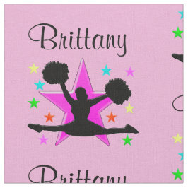 LOVELY PINK PERSONALISIERT CHEERLEADER FABRIC STOFF