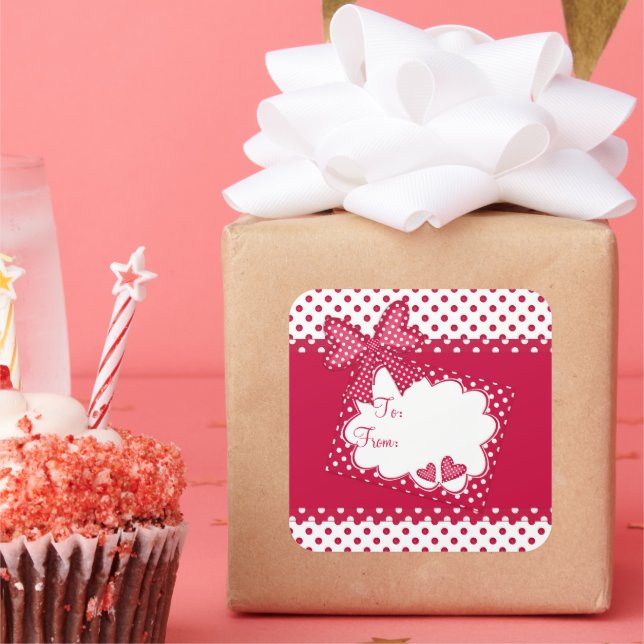 Lovely Polka Dot Aufkleber (Party)