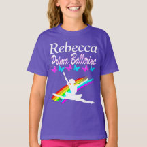 LOVELY PRIMA BALLERINA PERSONALISIERT T SHIRT