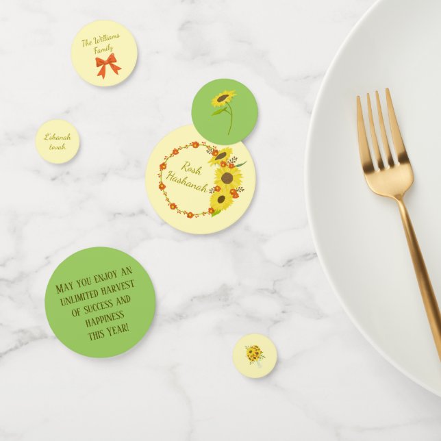 Lovely Rosh Hashanah Konfetti (Gruppe)