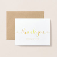 Lovely Script Wedding Foto Vielen Dank