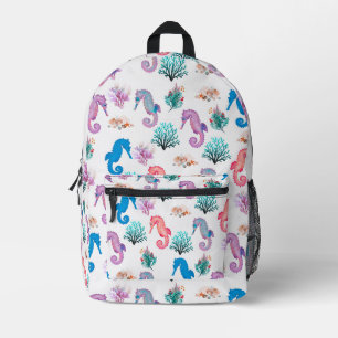 Lovely Seashorses Bedruckter Rucksack