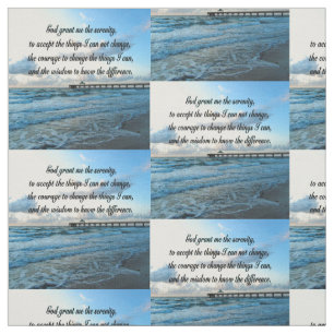 LOVELY SERENITY PRAYER OCEAN UND WAVES FOTO STOFF