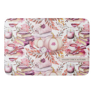 Lovely Shabby Chick Herbstmuster Badematte