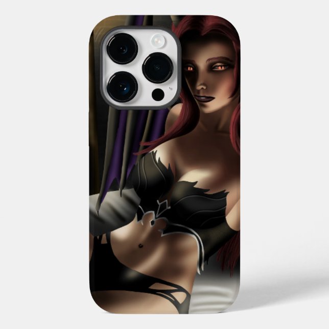 Lovely Succubus Case-Mate iPhone Hülle (Rückseite)