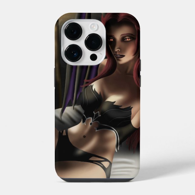 Lovely Succubus iPhone Hülle (Rückseite)