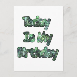 Lovely Today Is my Birthday Hakuna Matata.png Postkarte