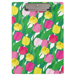 Lovely tulips Modern Elegant Floral Spring. Klemmbrett