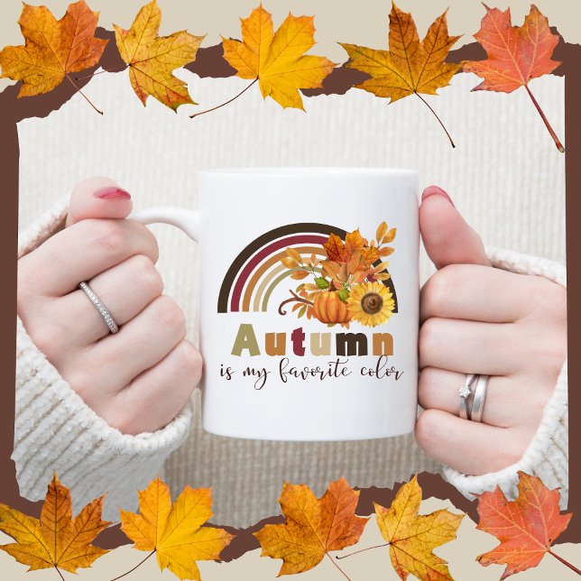 Lovely Vintage Autumn Floral Pumpkin Vibes Kaffeetasse (Von Creator hochgeladen)