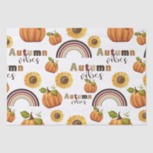 Lovely Vintage Autumn Floral Pumpkin Vibes