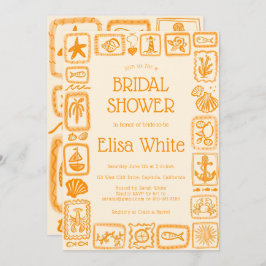 LoveNotes vom Sea Brautparty Modernes CUSTOM Einladung