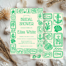 LoveNotes vom Sea Brautparty Modernes CUSTOM Einladung