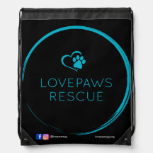 LOVEPAWS Drawstring Rucksack