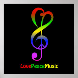 LovePeaceMusic-Poster Poster