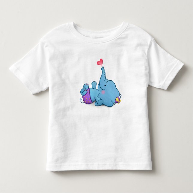 Lovephant Kleinkind T-shirt (Vorderseite)