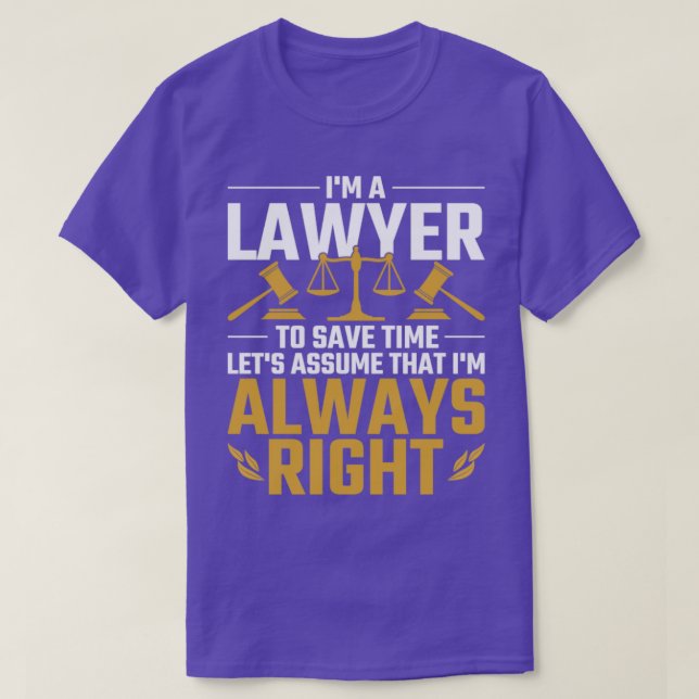 Lover Advocate Funny Attorney Lawyer T-Shirt (Design vorne)