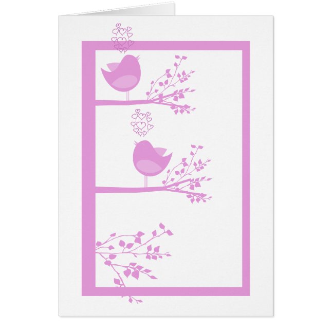 Lover Birds Valentine's Day Cards (Vorne)