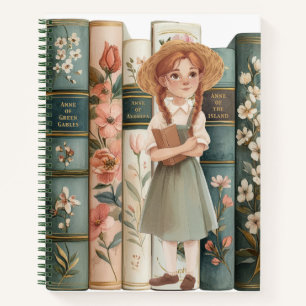 Lover buchen   Anne von Green Gables   Blumenbüche Notizbuch