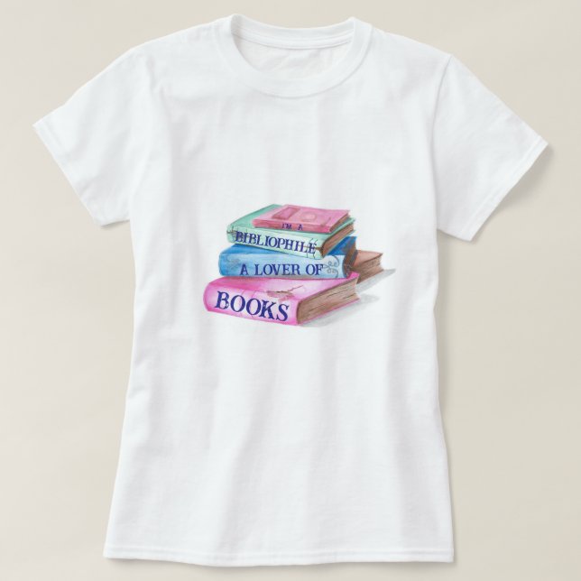 Lover buchen T-Shirt (Design vorne)