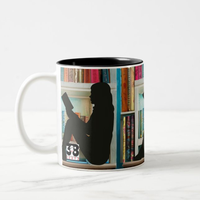 Lover buchen zweifarbige tasse (Links)